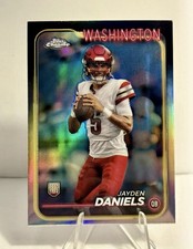 2024 Topps Chrome - Rookies Jayden Daniels #201 Refractor (RC)