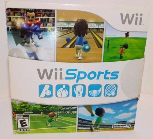 Wii Sports (Nintendo Wii, 2006) Cardboard Sleeve 100% Complete Game Tested