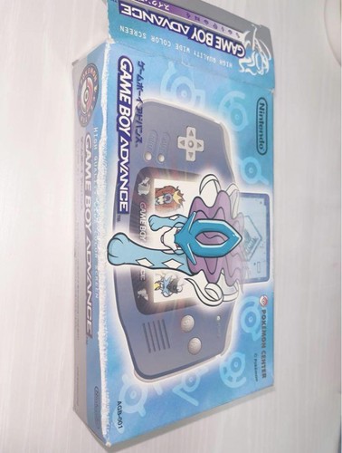 Nintendo Game Boy Advance Suicune Blu Pokémon Edizione Limitata Console Giappone - Foto 2 di 7