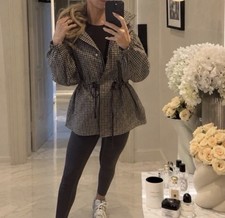 Chaqueta Zara Viral Check - S - Agotada - Nueva Con Etiquetas