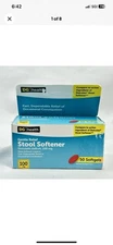 2 Pack GENTLE STOOL SOFTENER DOCUSATE SODIUM 100 MG 50 SOFTGELS EXP 03/27