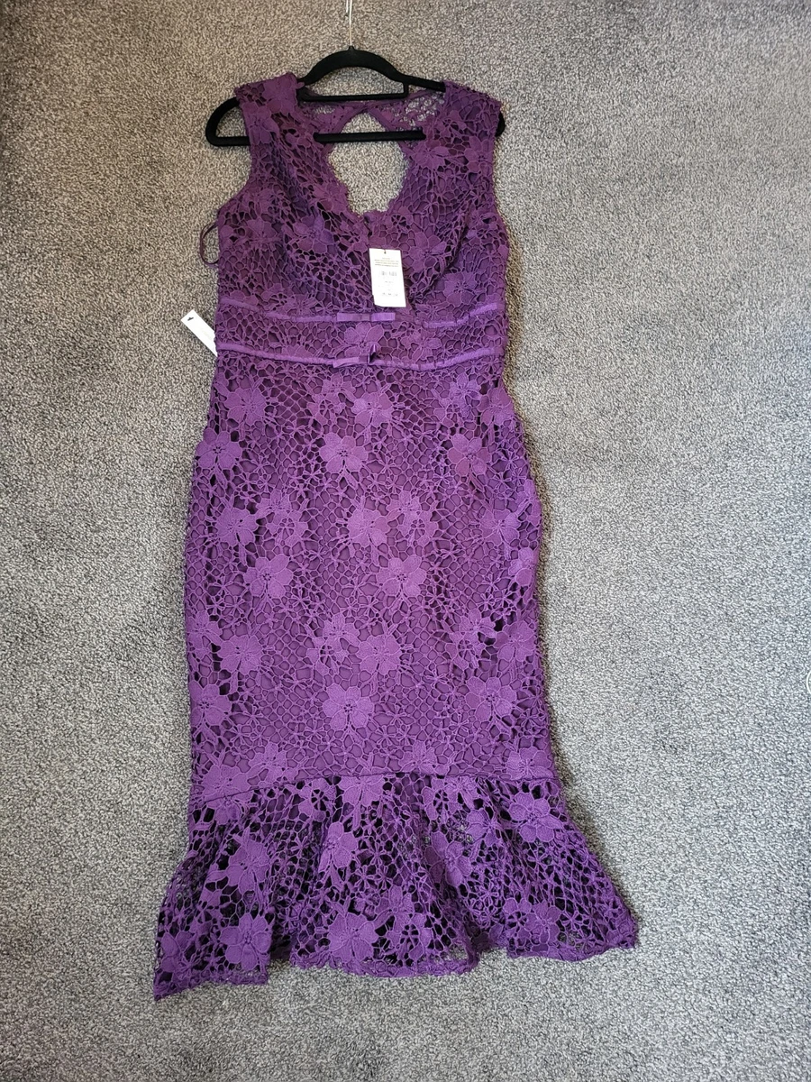 chinese dress ladies Bonnie Slinky and Lace Maxi Dress / Lilac | Meshki main image 0