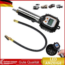 Druckluft Reifenfüller Geeicht Reifenfüllpistole Manometer Luftdruckprüfer 18Bar