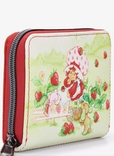 Loungefly Strawberry Shortcake Gardening Zip Wallet