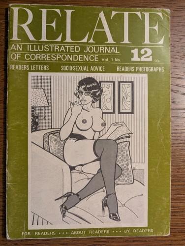 1972: Relate : Illustrated : Vintage Swinger's/Men's/ Girlie Mag: Vol 1: No 12