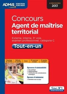 Concours Agent de maîtrise territorial - Tout-en-un - Ca... | Buch | Zustand gut