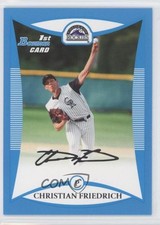2008 Bowman Draft Prospects Blue 396/399 Christian Friedrich #BDPP31 0b0
