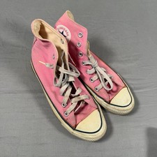 VTG Converse All Star Chuck Taylor Sneakers Womens 5.5 Pink High Top Made In USA