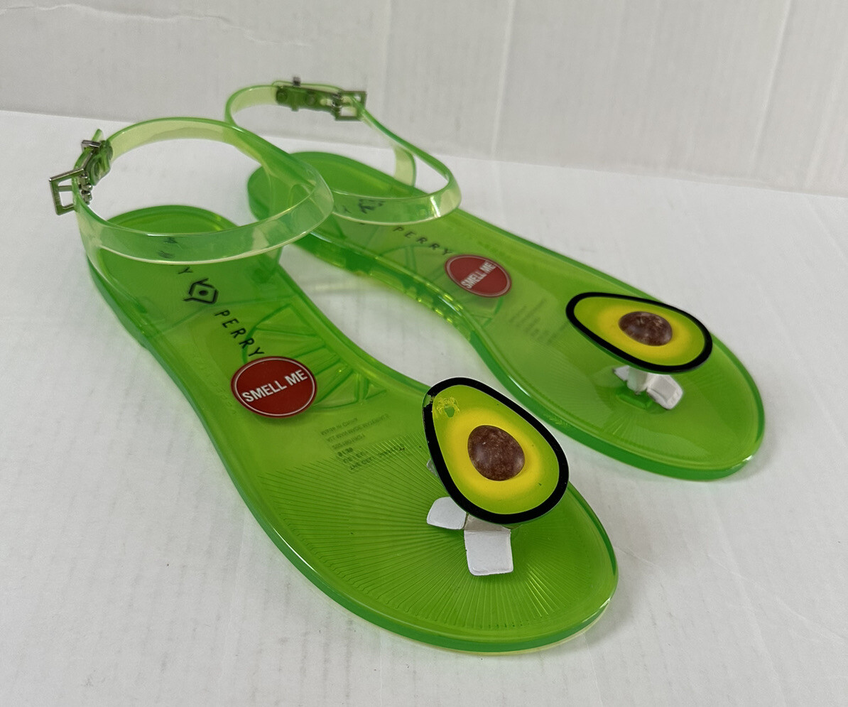 scented jelly sandals