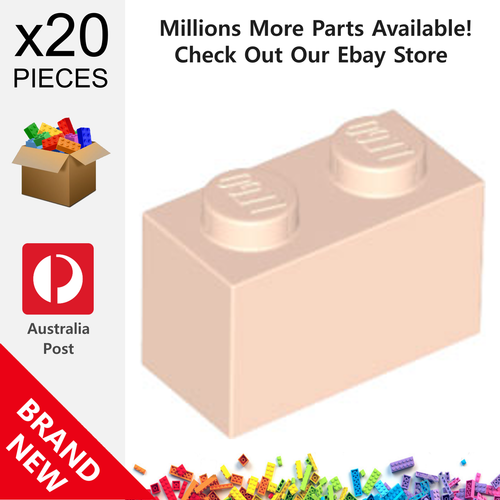 20x Genuine LEGO™ - 1 x 2 Bricks - 3004 3004f1 3004f2 93792 New Brick Parts - Picture 26 of 44