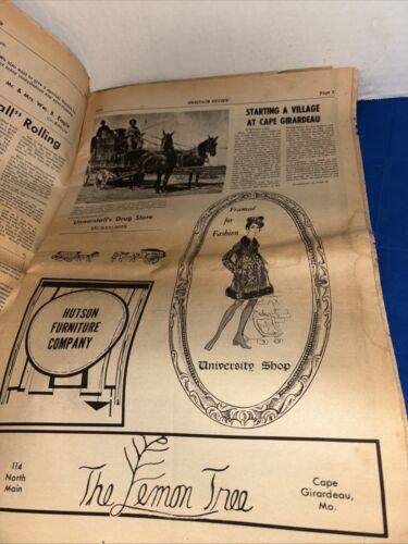 The Historical Association Of Greater Cape Girardeau October 13,1970 Paper - Picture 2 of 5
