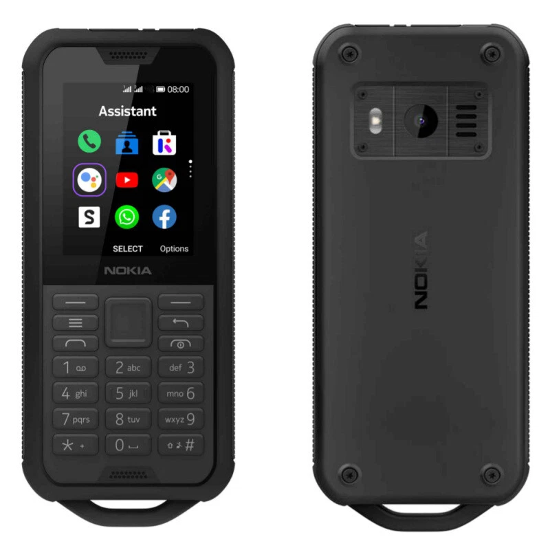 Unlocked Nokia 800 Tough (2G) 4GB / 512MB RAM Rugged Phone GSM Card CellPhone - Image 3 of 4