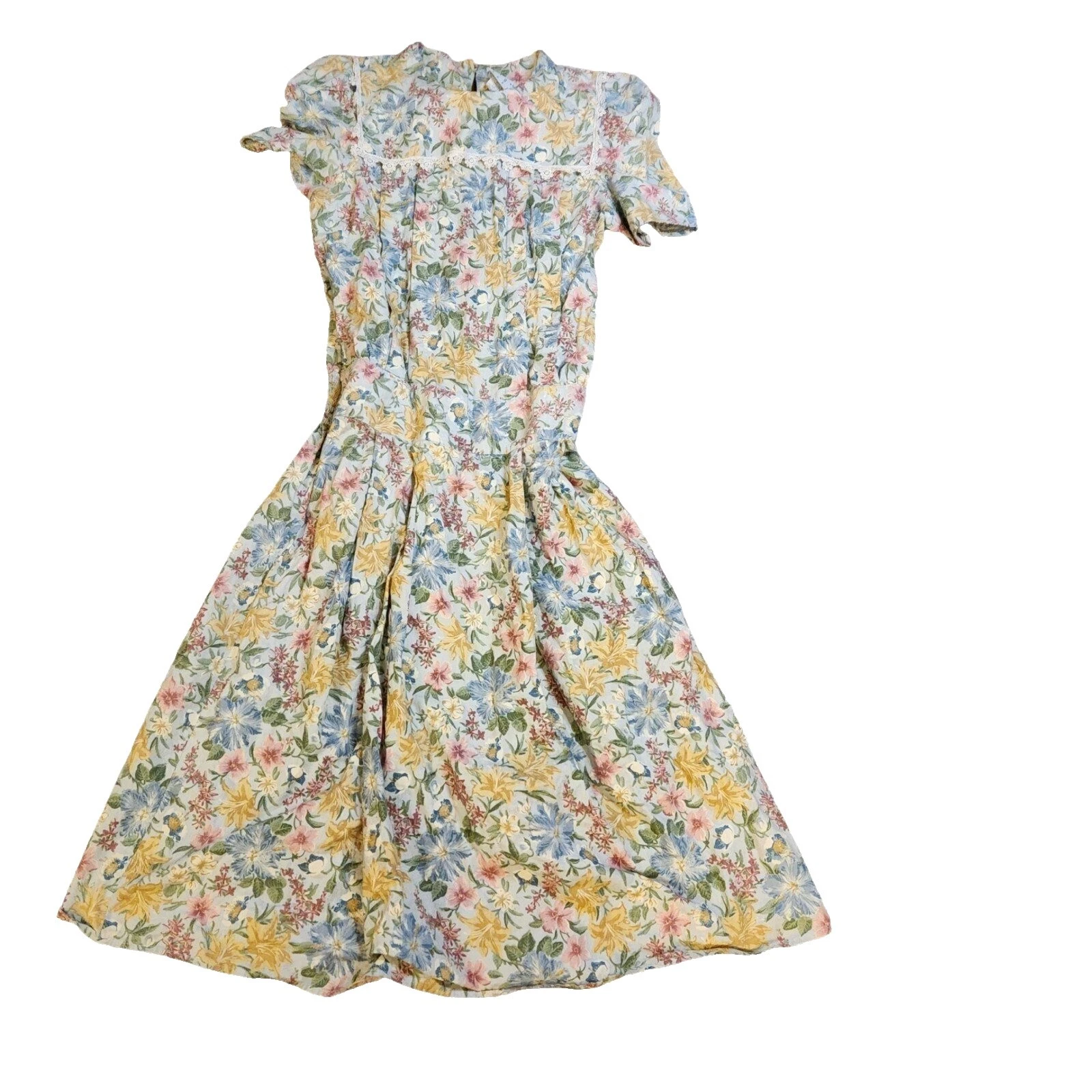 Ropa Vintage de encaje Edwardian 1980s para Mujer