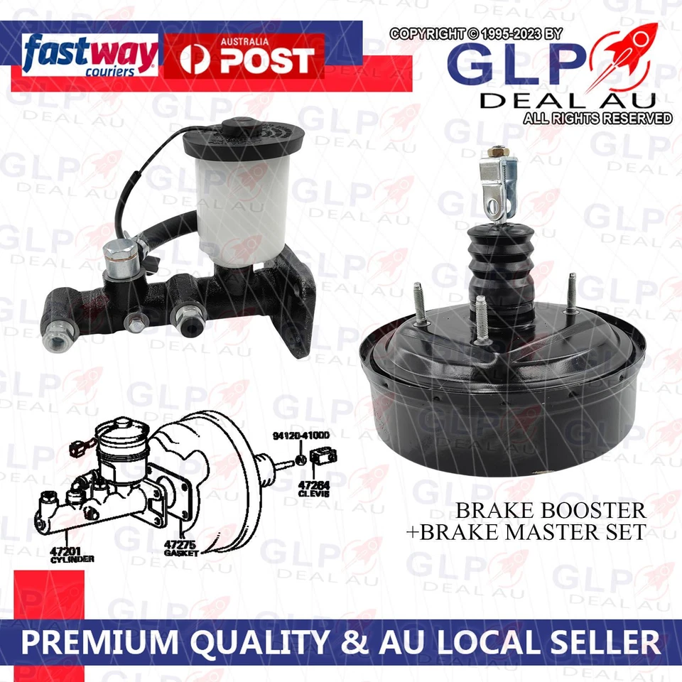 Brake Booster w/ Master Cylinder For Land Cruiser 40 BJ40 FJ40 FJ45 1980-1984