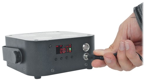Rockville MINI IR4 Black RGBWA+UV DJ/Party Par Wash Up Light+Wireless DMX+App - Picture 10 of 11