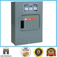 100 Amp Indoor Main Lug Load Center 6 Space 12 Circuit Electrical Sub-Panel Box