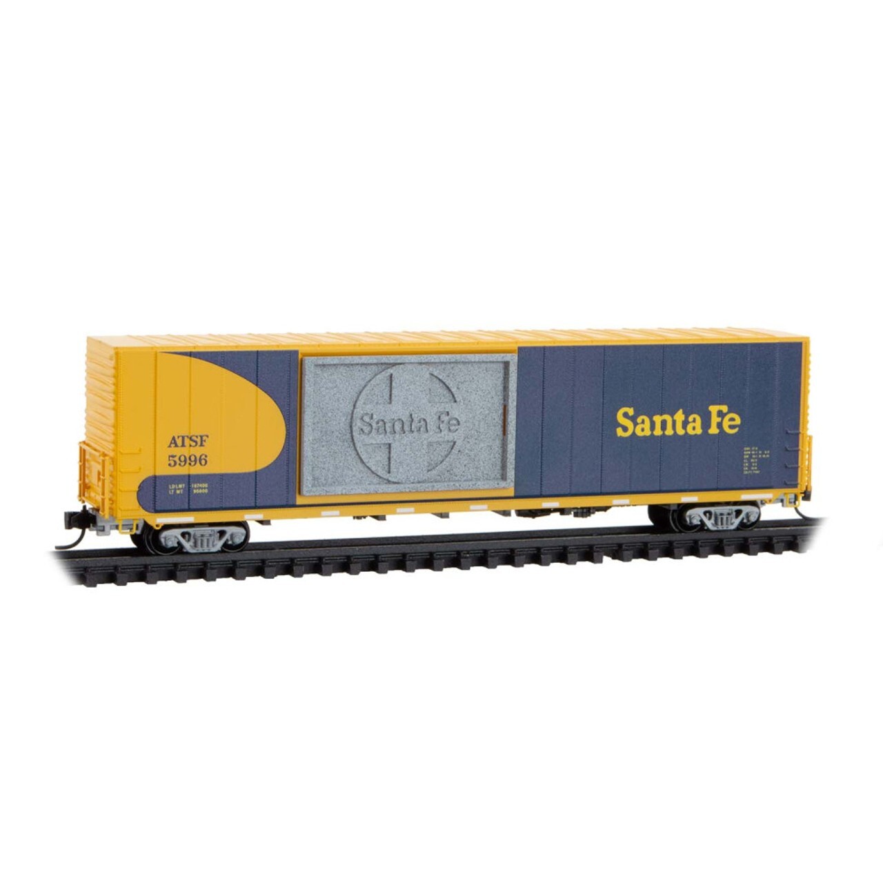 Micro Trains ~ N 60' Boxcar ~ Honoring Class 1 Railroads ~ ATSF #5996 ...