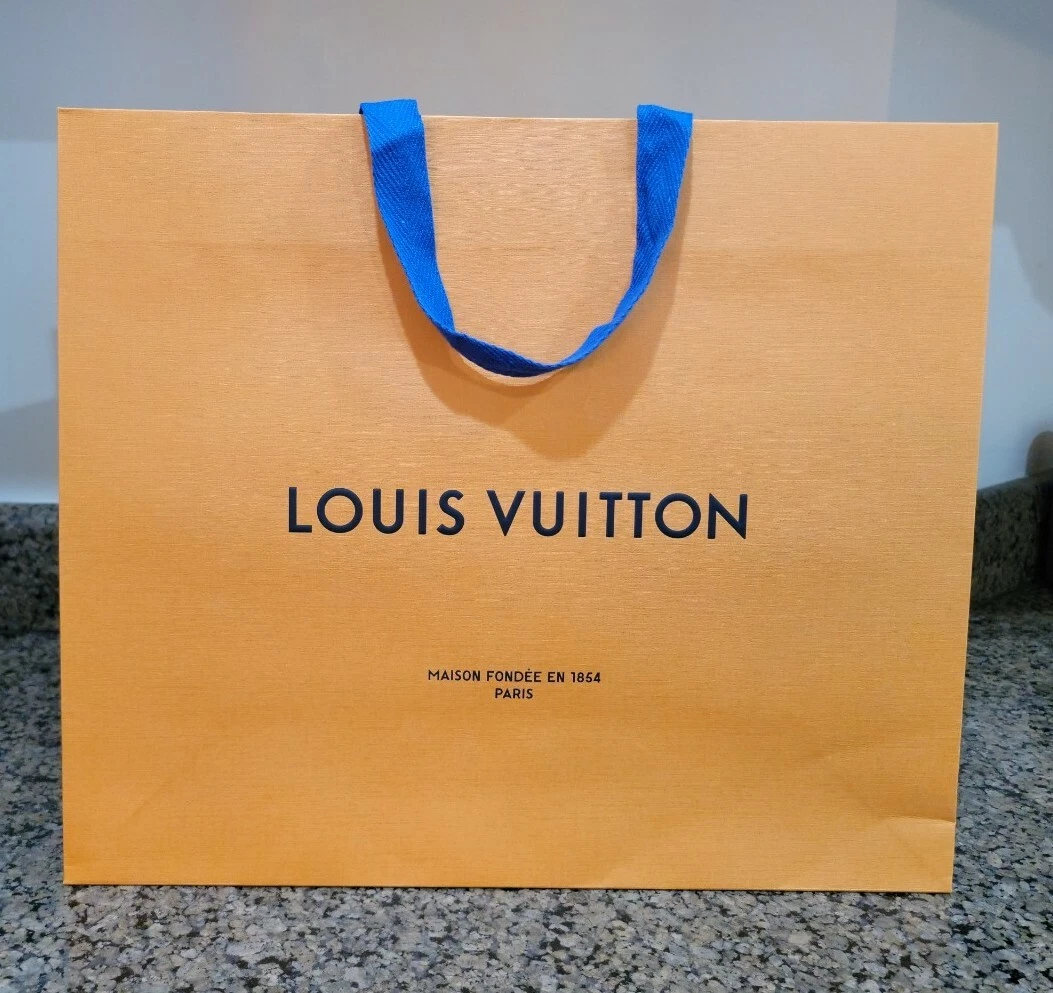 large Louis Vuitton shopping bag paper