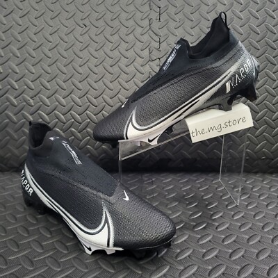 Vapor Edge Elite 360 Flyknit Football Cleats Black CV6282-009 Men\'s Size 12 US Nike Vapor Edge Elite 360 Black/White Football Cleats CV6282  main image 3