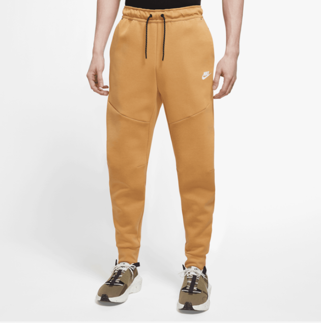 Nike Tech Fleece Joggers Tan White CU4495-722 Men's Sz S-XXL New