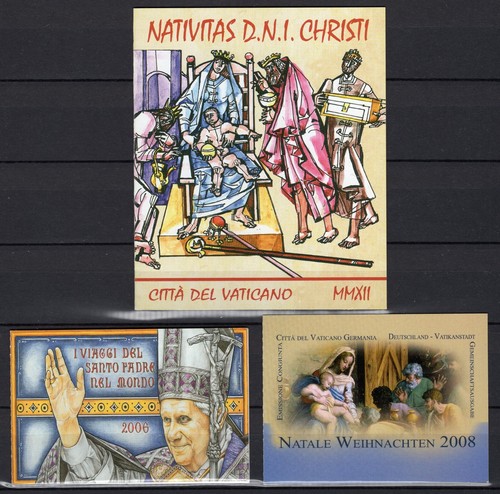 Vatican City 2006-2012 selection of 3x sheets + 3x booklets clean MNH OG - Picture 5 of 5