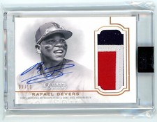 2020 Topps Dynasty Patch Autograph #DAP-RD8 Rafael Devers #09/10