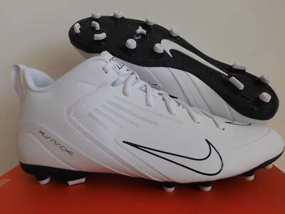 NIKE ALPHA HUARACHE 8 VARSITY LAX ''LACROSSE'' WHITE-NAVY BLUE SZ 13 [CZ6558-101]