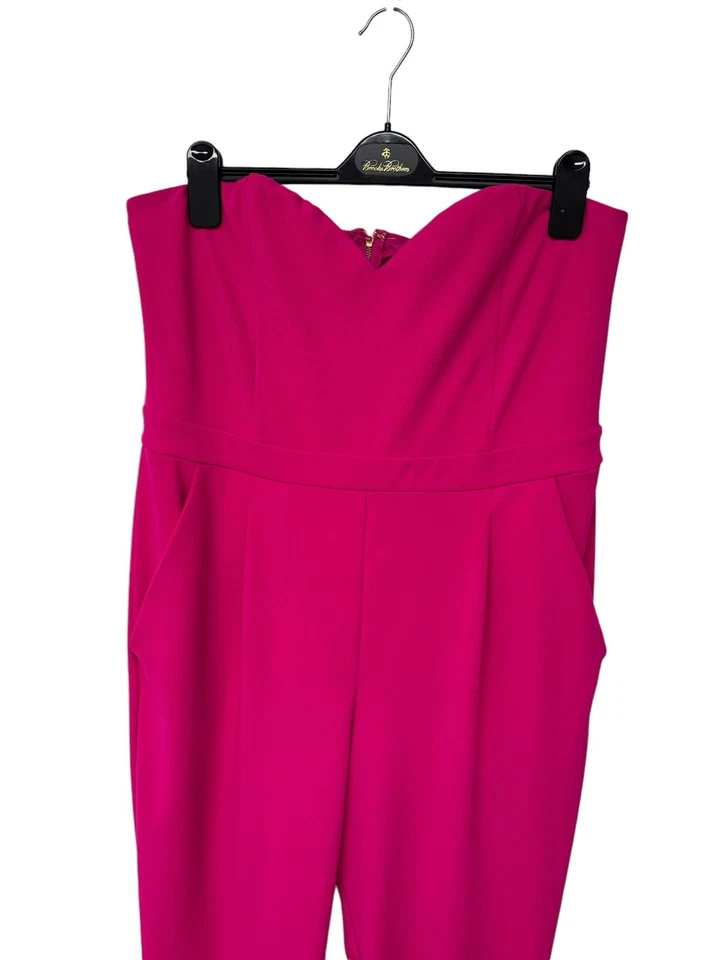 Mono Express Para Mujer Sin Mangas Brillante Neón Rosa Caliente Sweetheart Talla 16 Foto 2 de 4