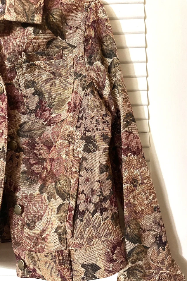 JT-21 - Caribbean Joe женщин тропический коричневый блейзер куртка, M (бесплатная доставка) - Изображение 4 из 4