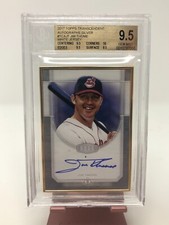2017 TOPPS TRANSCENDENT AUTO SILVER JIM THOME WHITE JERSEY 05/15 BGS 9.5/10