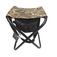 Mossy Oak Outdoor Folding Hunting Fishing Stool  Shadow Grass Blades Camoflauge
