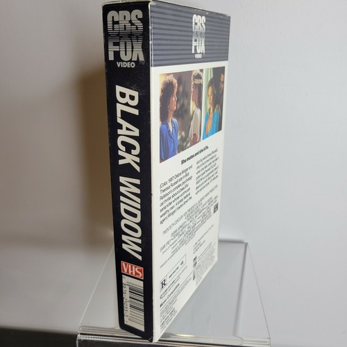 BLACK WIDOW VHS TAPE 1987 CBS DEBRA WINGER THERESA RUSSELL Hi-Fi - Picture 7 of 9