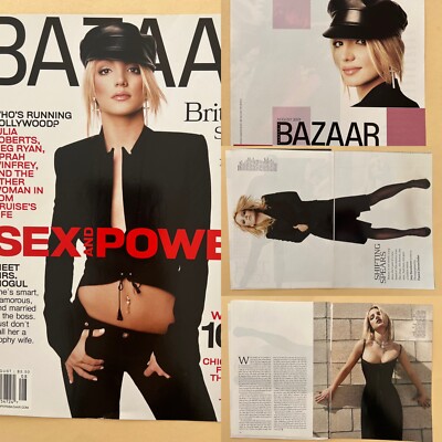 Britney Spears Clipping Bericht Sammlung englisch Harper s Bazaar