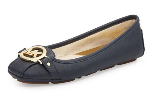 michael kors navy flats