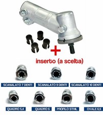 COPPIA CONICA UNIVERSALE PER DECESPUGLIATORE COMPLETA DI INSERTO PROFES 25108V