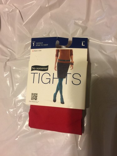 Blickdicht transparent bis zur Taille L - MODEFARBE APFELROT MITTELHOCH