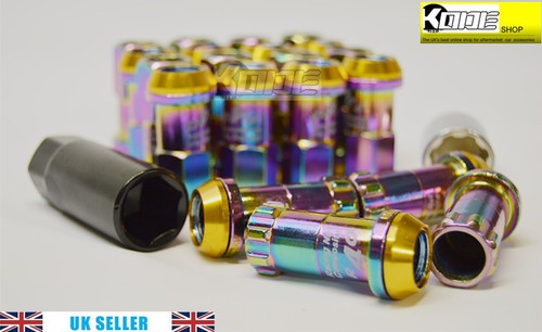 NEO CHROME R40 Extended Wheel nuts Steel 12x1.5 LONG fits Honda - Picture 7 of 10