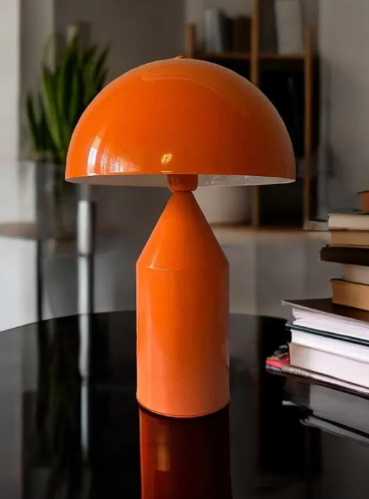 Modern Art Deco Metal Desk & Bedside Lamp with Adjustable Lighting-image