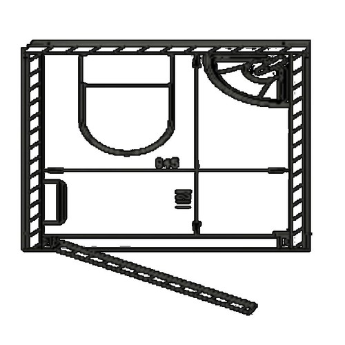 Bastone Unisex Single Portable Restroom Mobile Toilet w/Sink - Picture 9 of 21