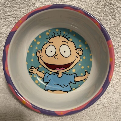 Vintage Rugrats Tommy Pickles Cereal Bowl Zak Designs