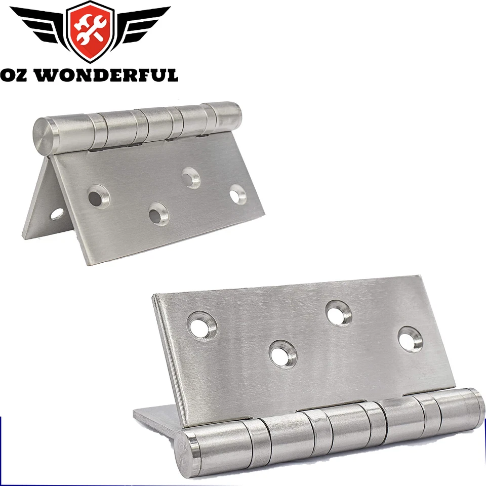Stainless Steel Door Hinges 304 grade 100x75x2.5mm BUTT HINGE Heavy duty - image 3 of 4