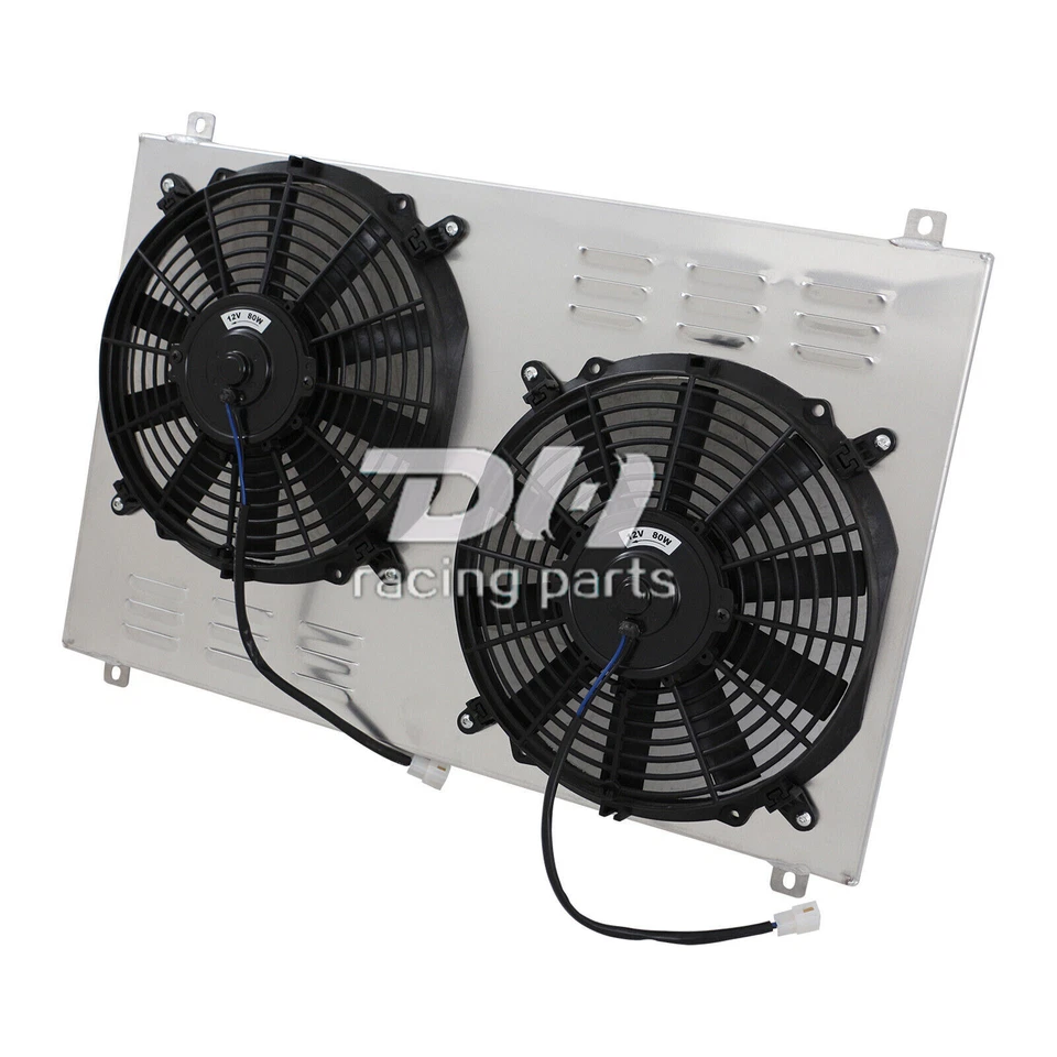 4 ряда радиатор + плащаница + 2 вентилятора для 1982-92 Chevy Camaro/Pontiac Firebird 5,0/5,7 л V8 - Изображение 4 из 4