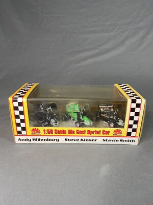 Vintage GMP Mac Tools die cast 1:50 sprint car Set Steve Kinser