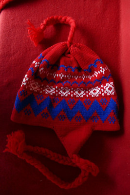 ski hat Moriarty of Stowe Vt new old stock 100% wool Beanie hand hand crafted