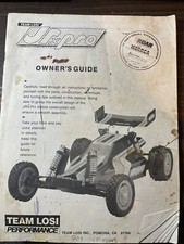  ULTRA RARE TEAM LOSI JRX PRO 1/10 BUGGY VINTAGE RC CAR MANUAL