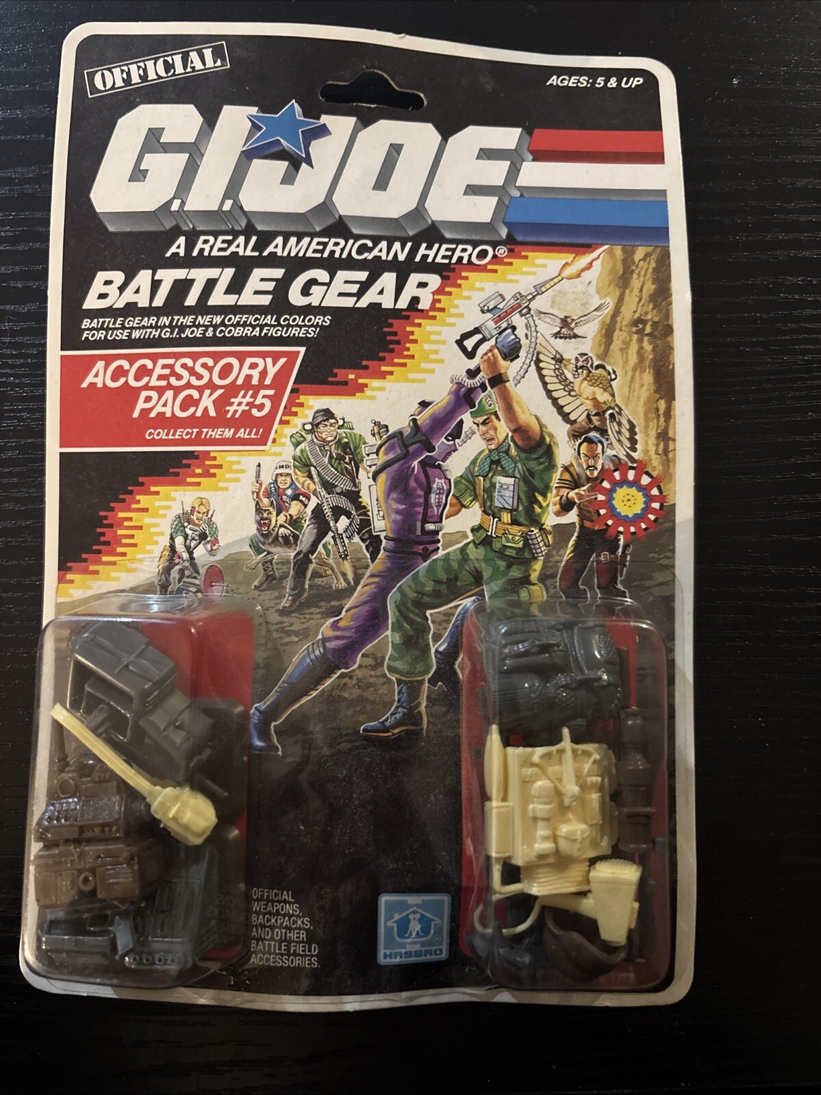 1987 Hasbro GI Joe Battle Gear Accessory Pack #5 Sealed