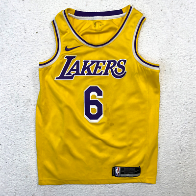 LeBron James #6 Los Angeles Lakers Nike Swingman Engineered Size