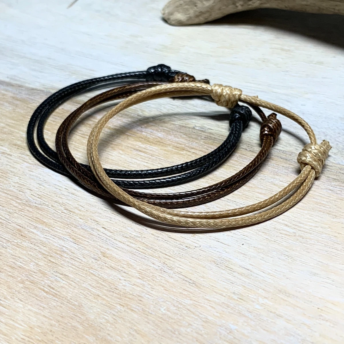 5 Whale Flat Leather Cord, Slider for Bracelet, Unisex Bracelet