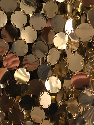 slim fit dress slacks The iconic gold Sparkle disc dress – Rabanne