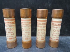 Gould Shawmut OT50 Fuse Lot of 4!